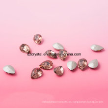 Perlas de cristal plisadas de plata de Pujiang para la fabricación de la joyería
